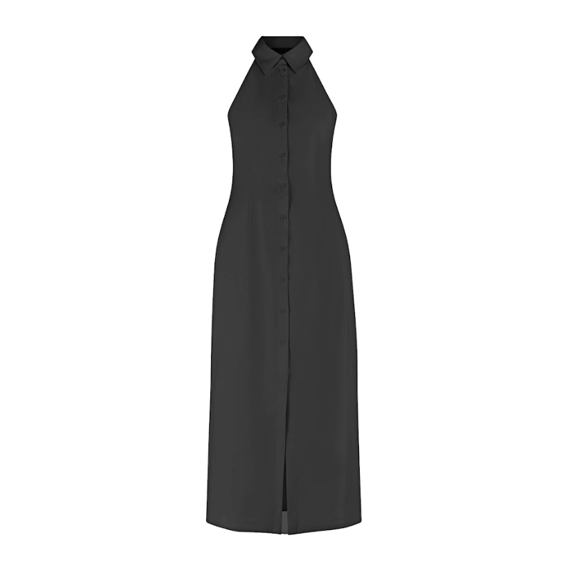 Collar Maxi Dress